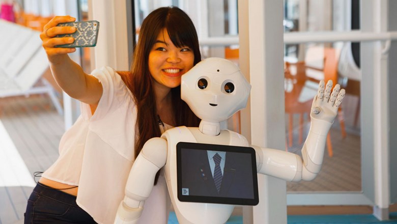 Pepper the humanoid and programmable robot